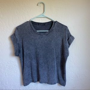 basic gray shirt
